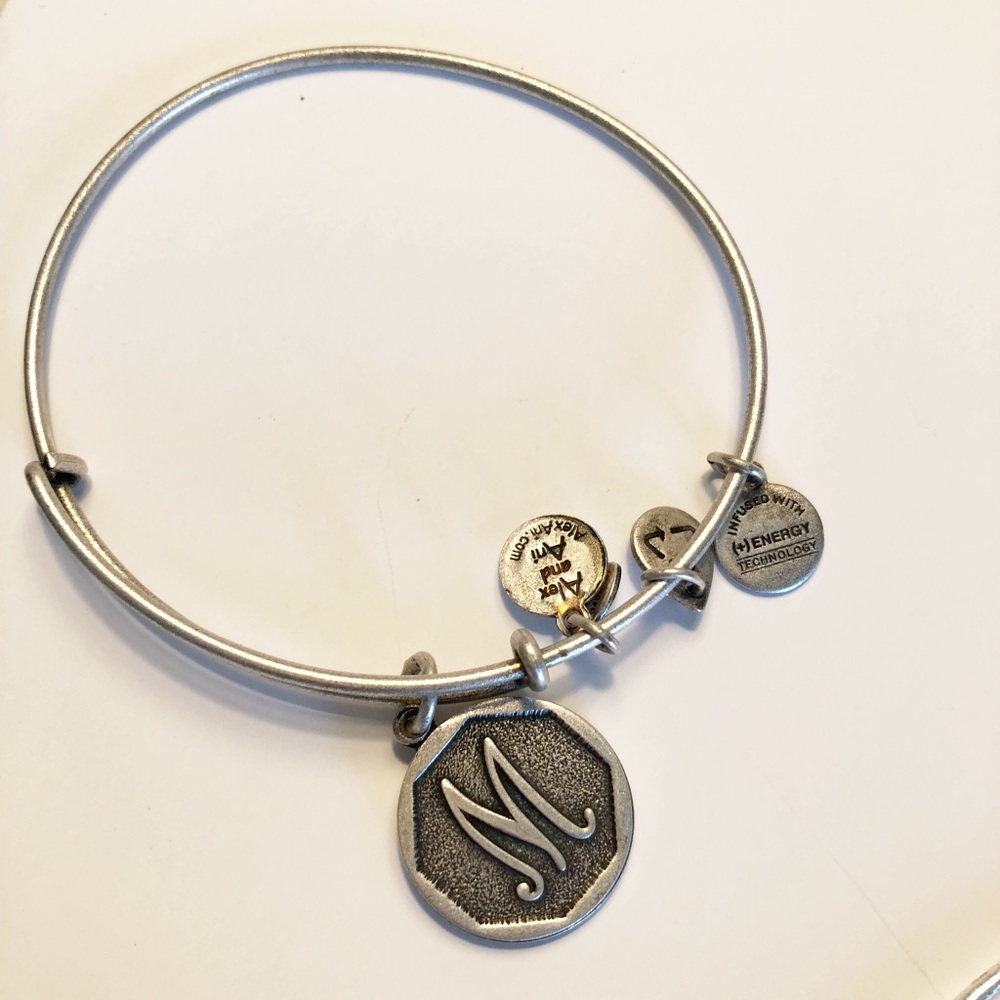 Alex & Ani “M” initial bracelet